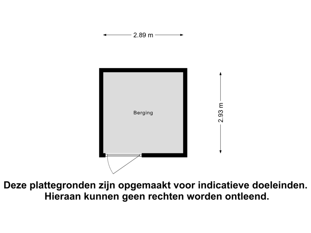 Bekijk plattegrond van Berging van Landrop 3