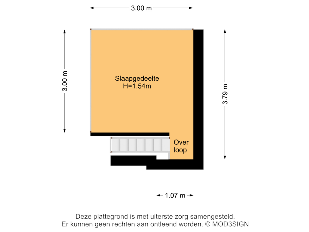 View floorplan of Insteek Verdieping of Surinamepad 174