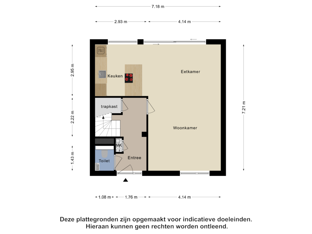 Bekijk plattegrond van Begane Grond van Bosuil 48