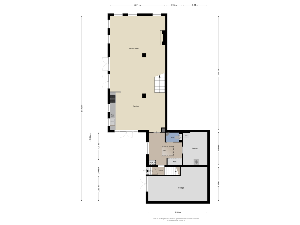 Bekijk plattegrond van Begane Grond van Middenweg 71-D