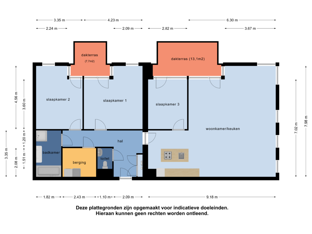 Bekijk plattegrond van Appartement van Houtlaan 353