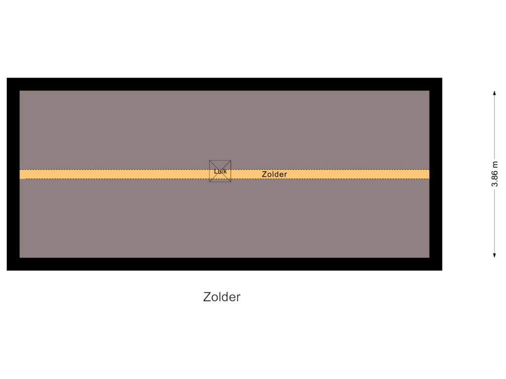 Bekijk plattegrond van Zolder van Rijksweg Noord 69