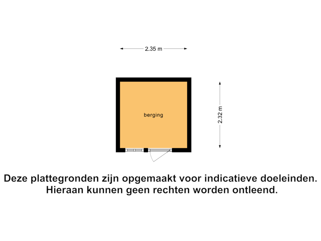 Bekijk plattegrond van Berging van Noordsingel 60