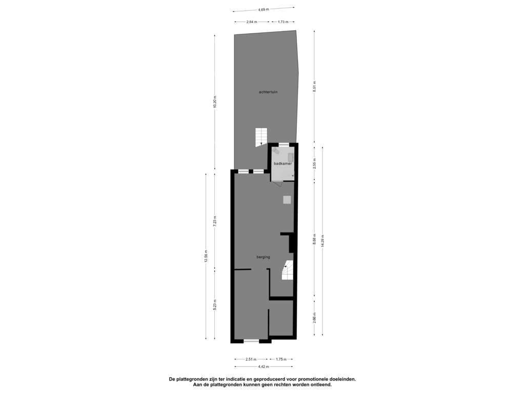 View floorplan of Overzicht woning of Schoonoordstraat 22