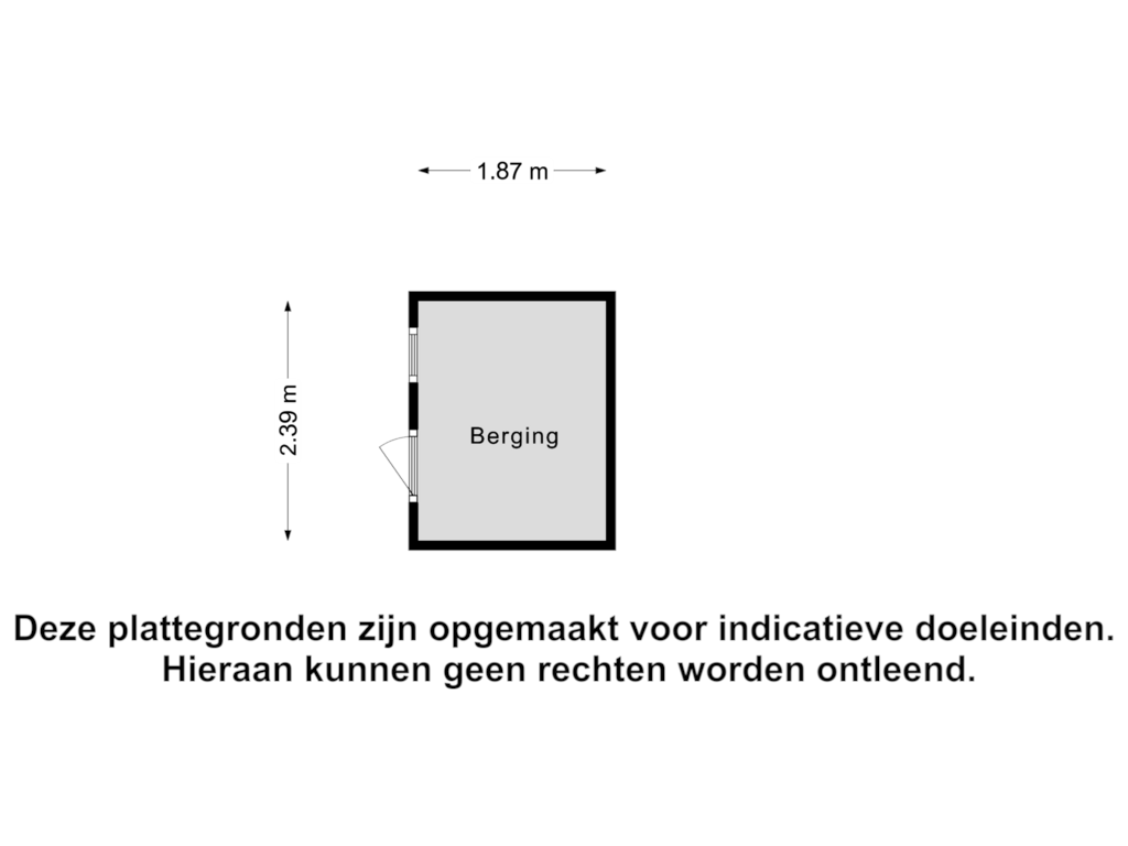 Bekijk plattegrond van Tuinhuis van Vechtstraat 11