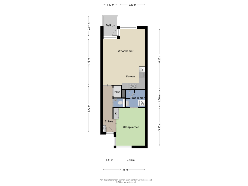 Bekijk plattegrond van Appartement van Andreas Schelfhoutstraat 12