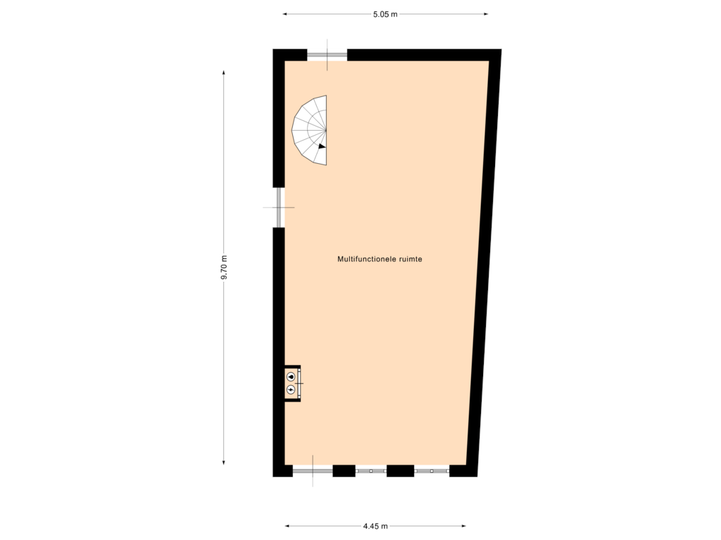 Bekijk plattegrond van Begane grond van Nijstad 10