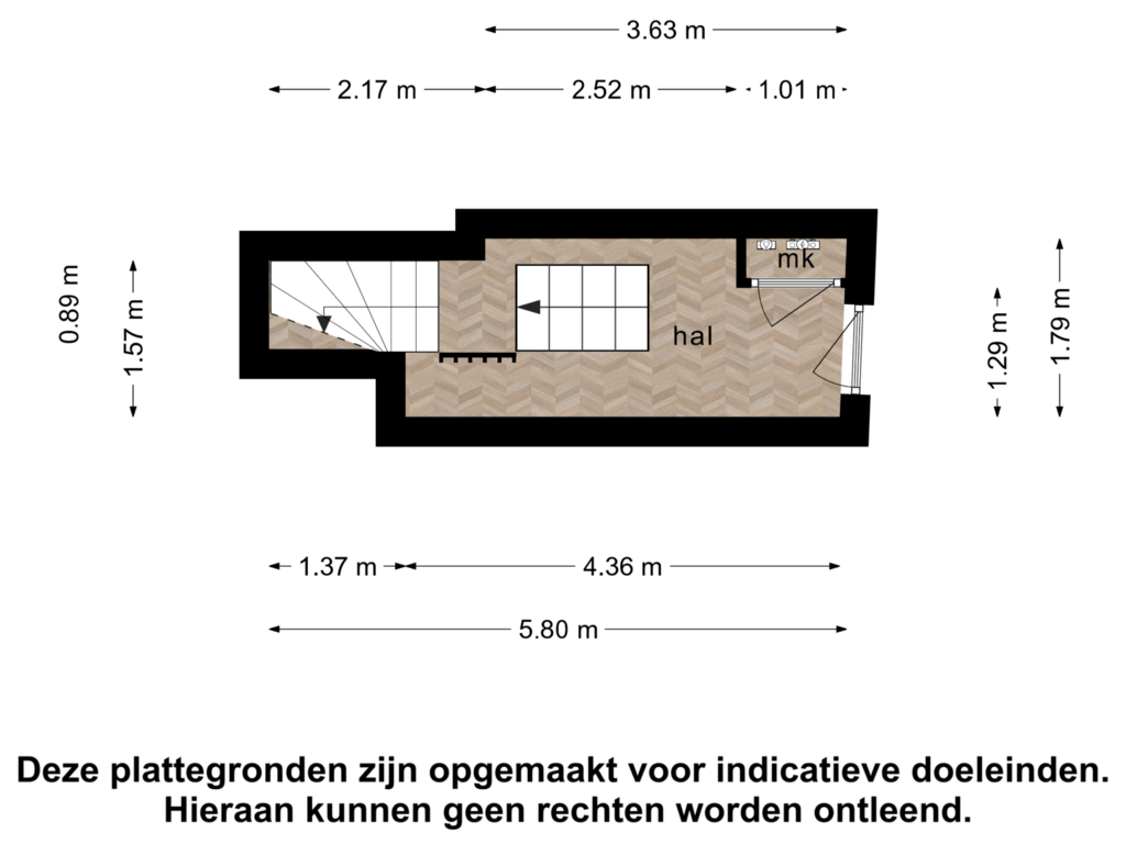 Bekijk plattegrond van 1_Begane grond van Groenhazengracht 2