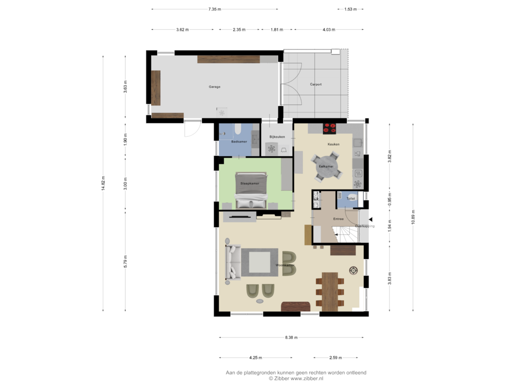 Bekijk plattegrond van Begane grond van Weerninklanden 28