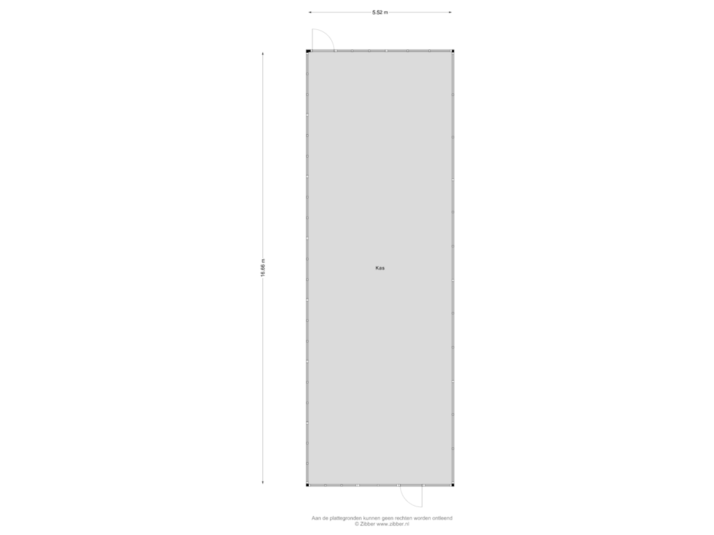 View floorplan of Kas of Langeweg 40