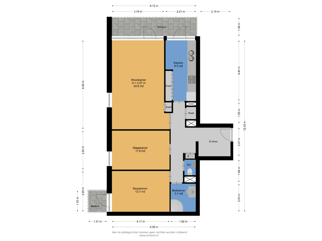 Bekijk plattegrond van Appartement van Melis Stokezijde 58