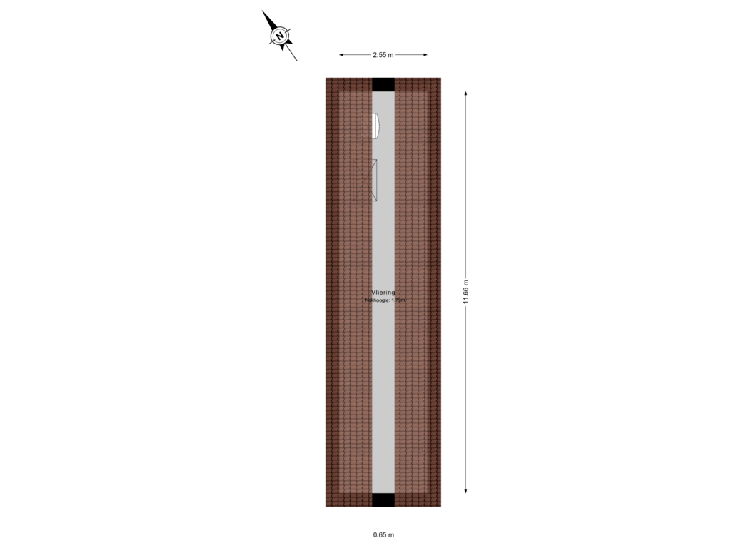 View floorplan of 2e verdieping of Smitshoek 7