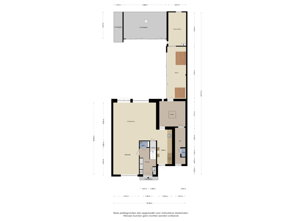 Bekijk plattegrond van Begane Grond van Zoete Veenstraat 2