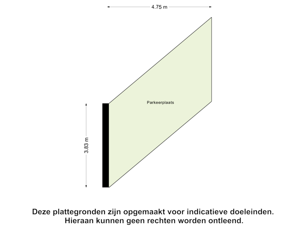 View floorplan of Parkeerplaats of Stationsweg 15