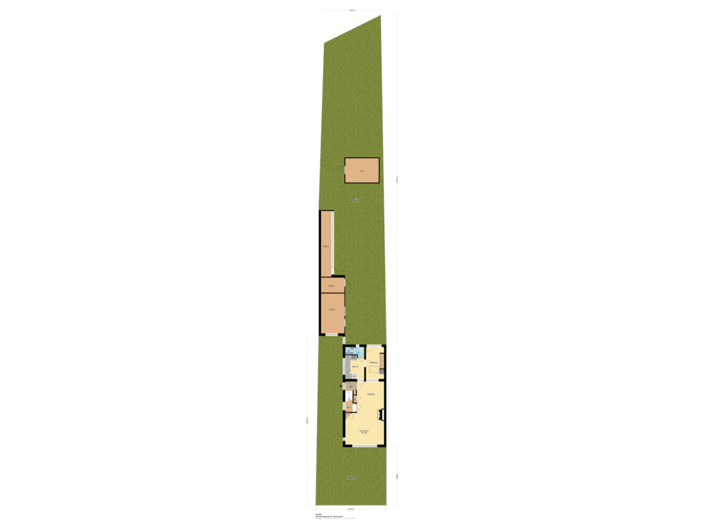 Bekijk plattegrond van Situatie van Bennebroekerdijk 52