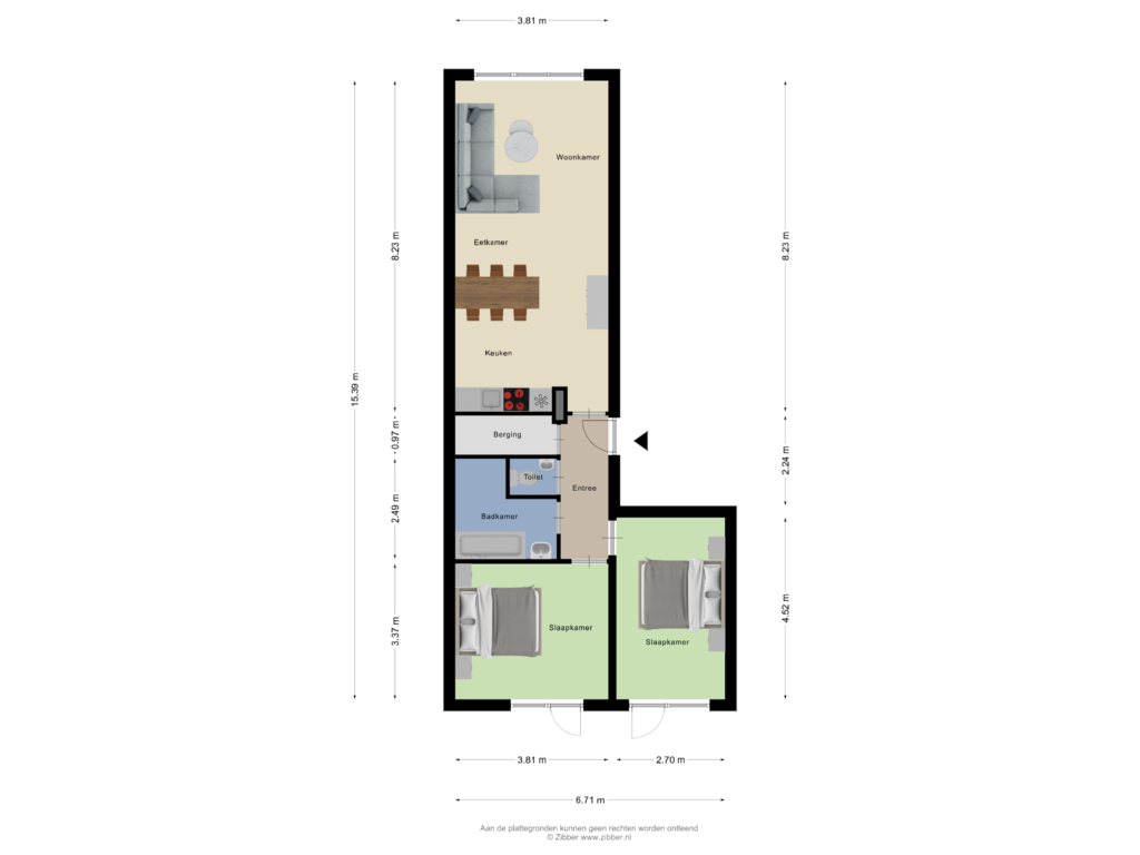 Bekijk plattegrond van Appartement van Nijverheidssingel 273