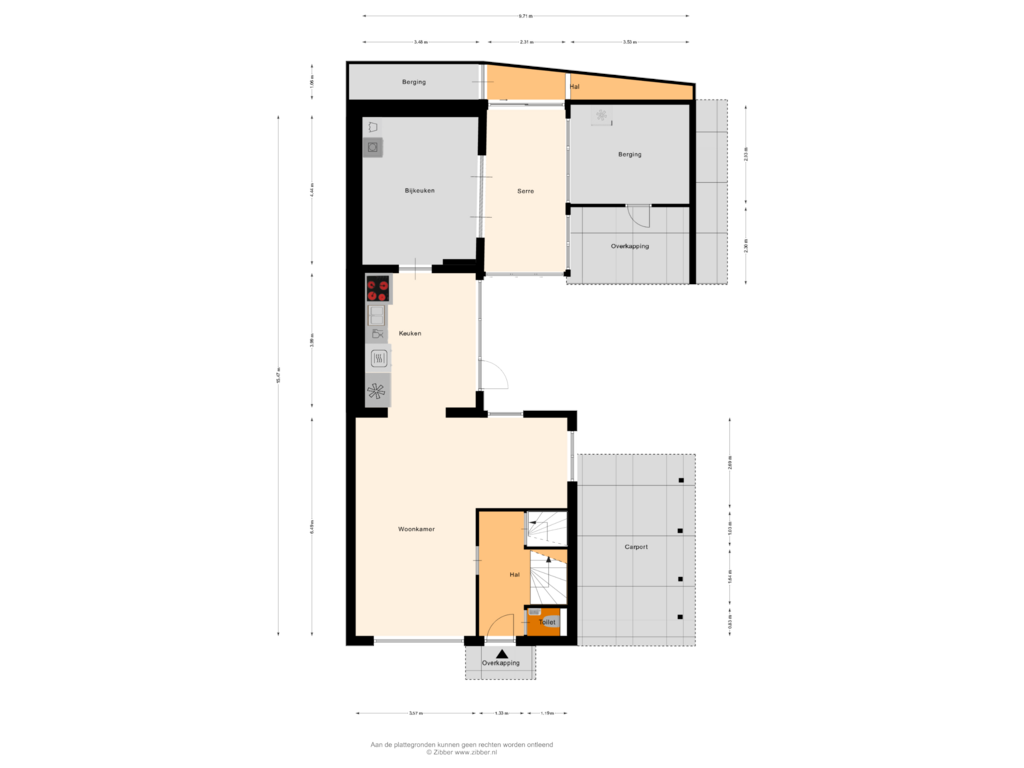 View floorplan of Begane Grond of Pastoor Pielsstraat 3