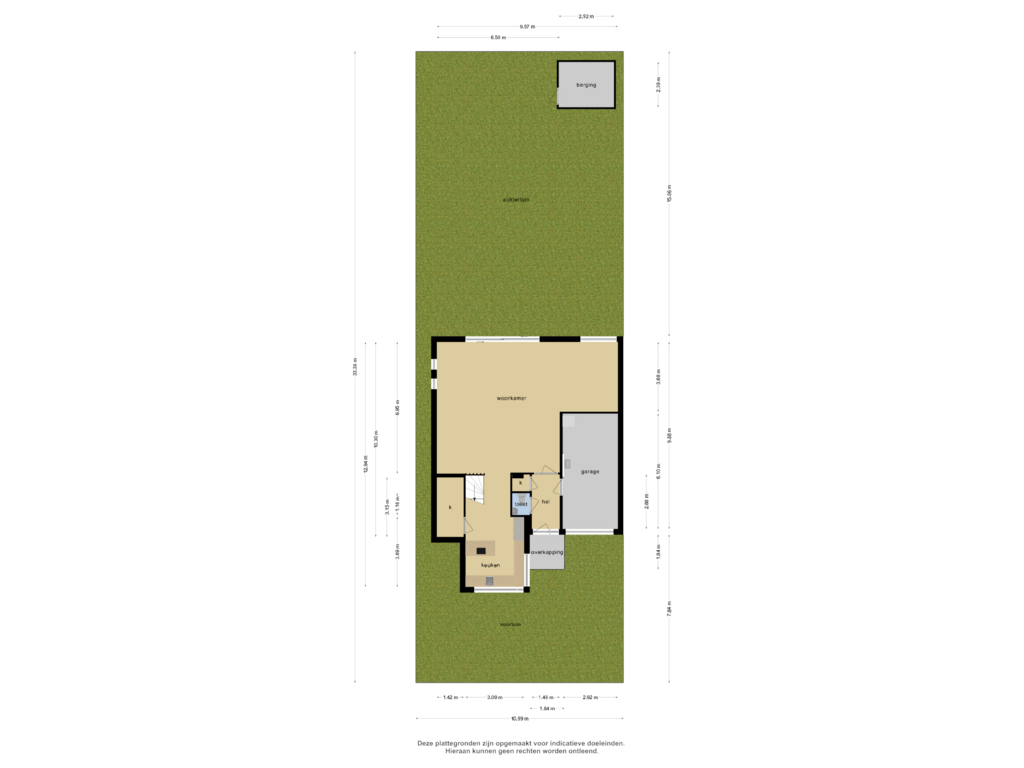 Bekijk plattegrond van Overzicht woning van Assumburg 36