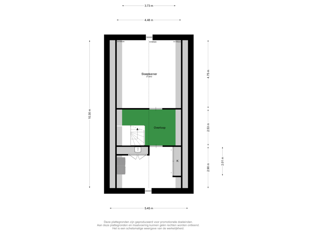 Bekijk plattegrond van Zolder van Watersnip 2