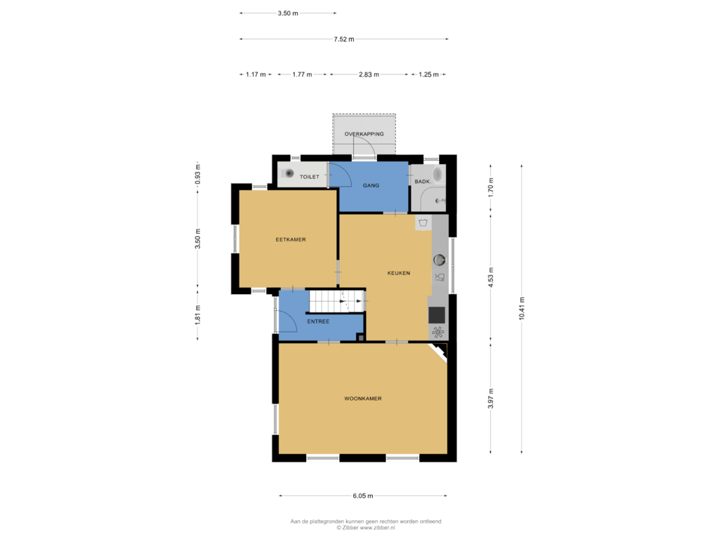 Bekijk plattegrond van Begane Grond van Zwolseweg 18