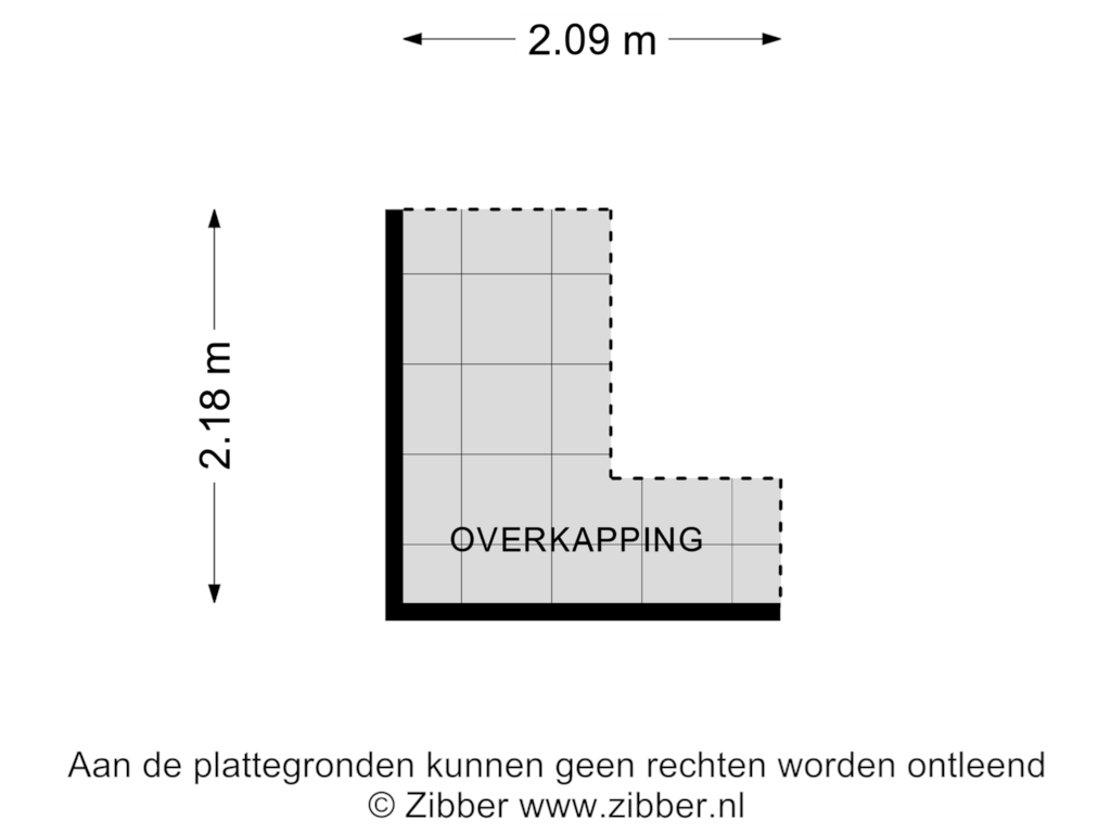 Bekijk plattegrond van Overkapping van Zwolseweg 18