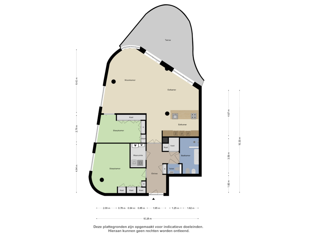 View floorplan of Appartement of Koninginneweg 31