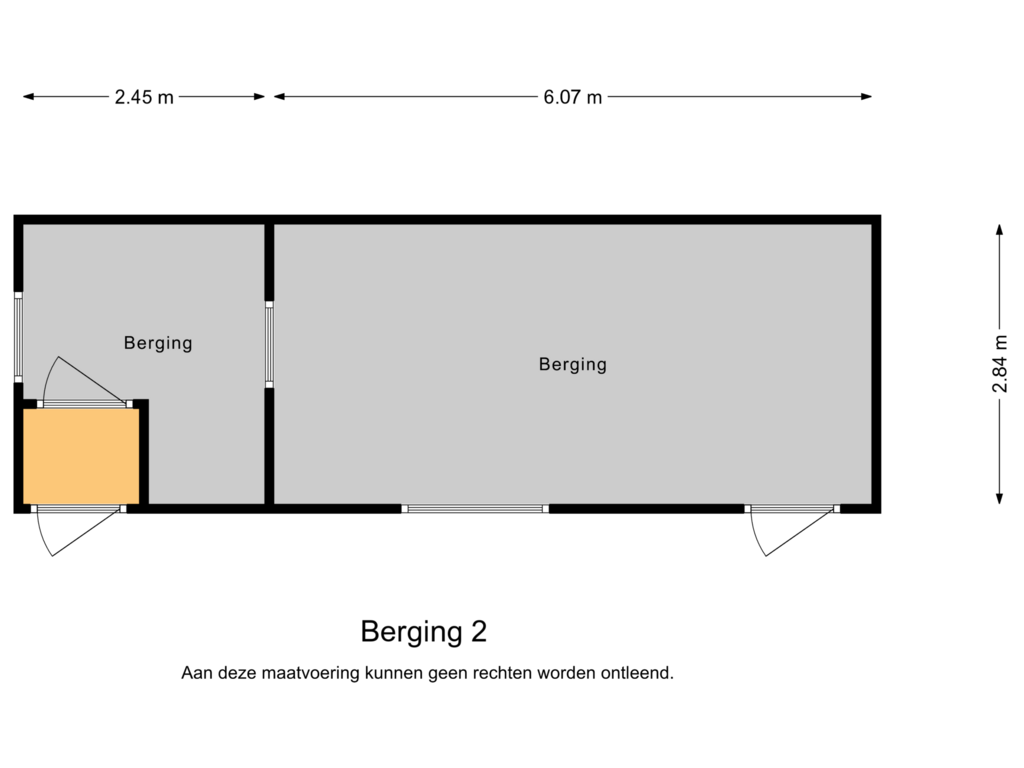 Bekijk plattegrond van Berging 2 van Boven Havendijk 10