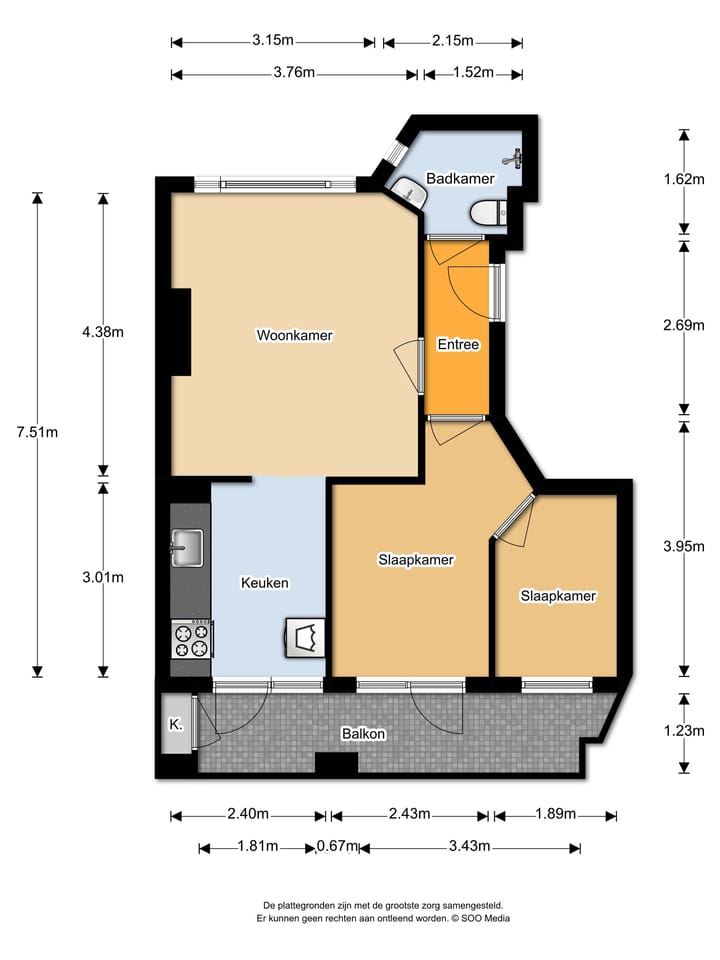 Foto 22 van Albert Luthulistraat 3-B
