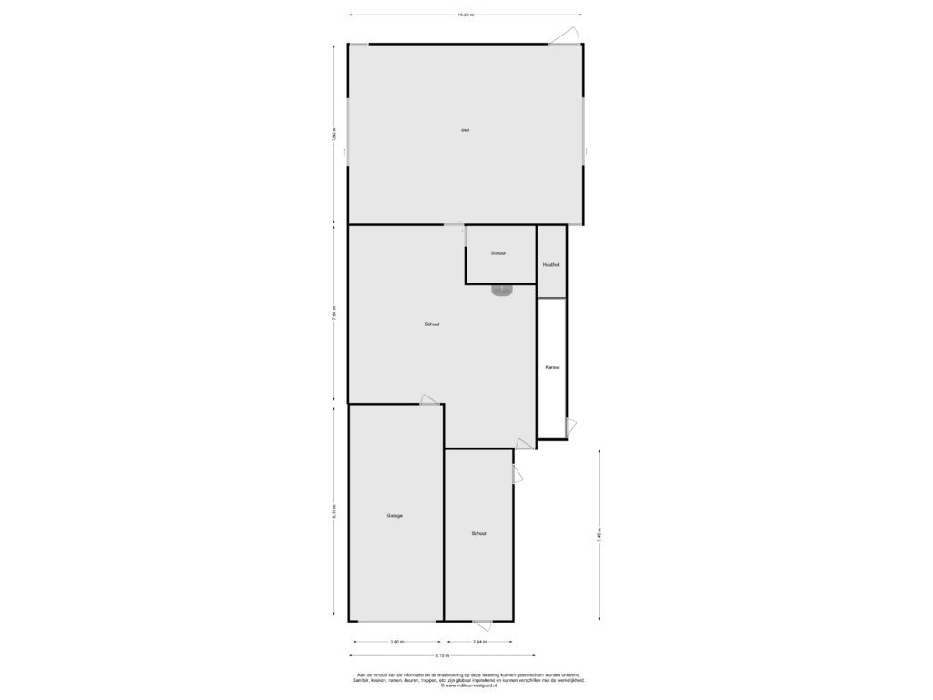 Bekijk plattegrond van Garage/Schuur/Stal van Rietgoorsestraat 104