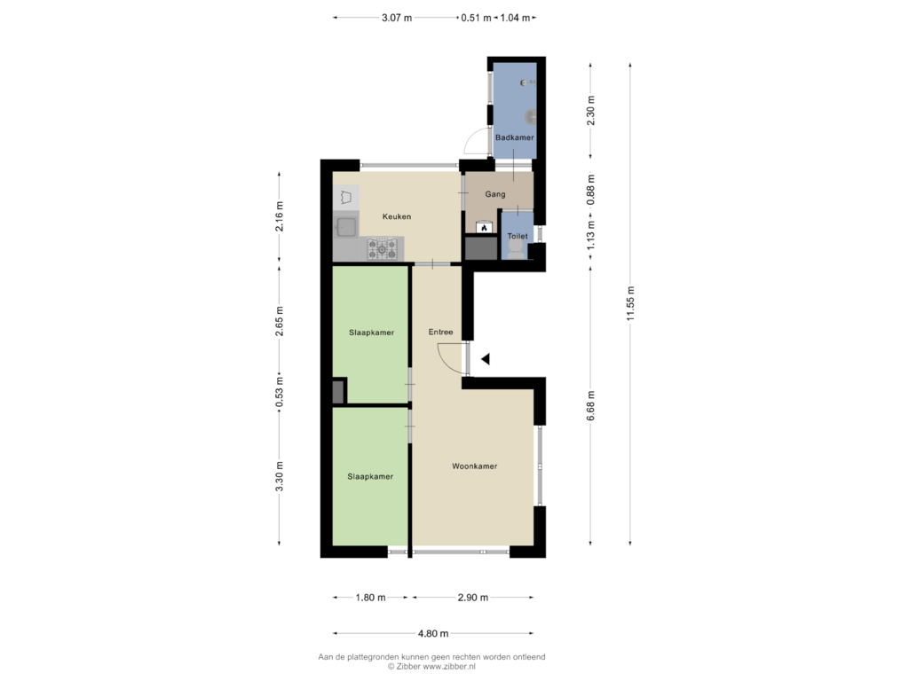 Bekijk plattegrond van Begane grond van Hoofdstraat 10