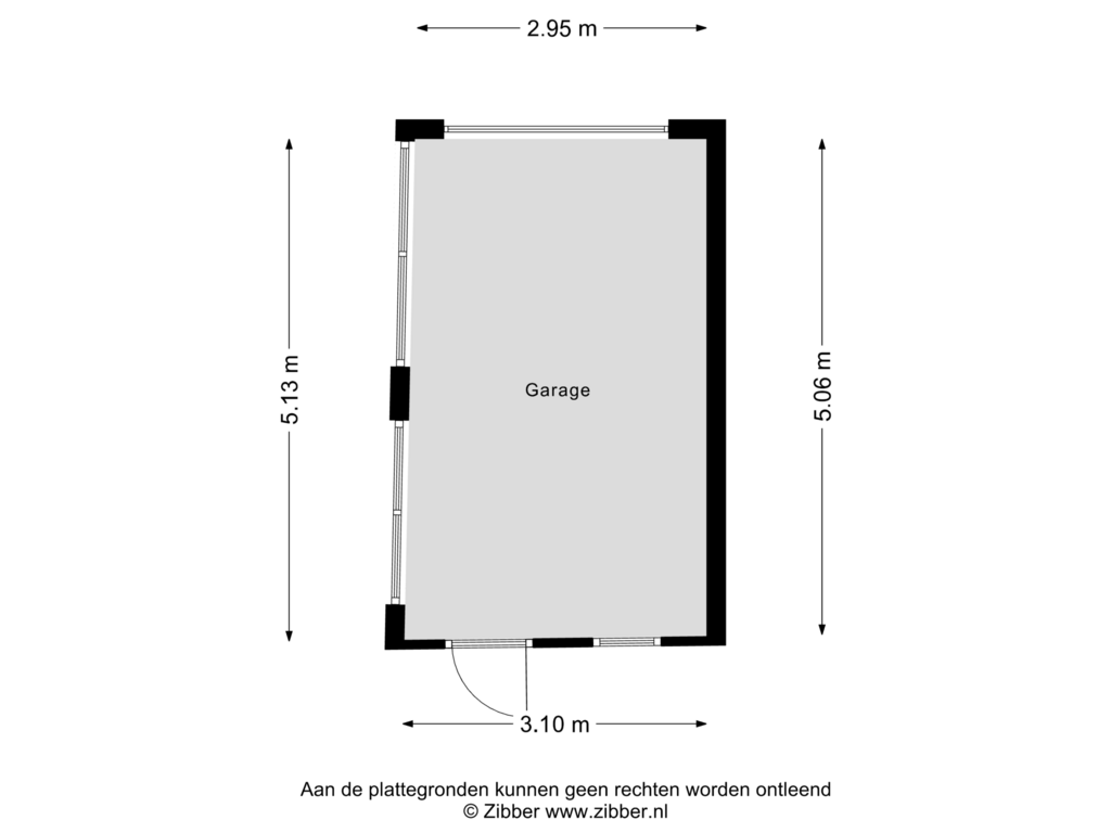 Bekijk plattegrond van Garage van Hoofdstraat 10