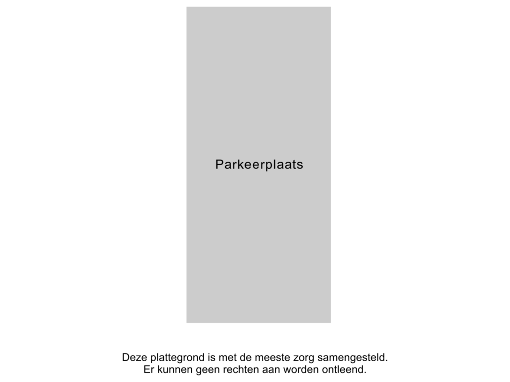 View floorplan of Parkeerplaats of Adriaan Kooningsstraat 45