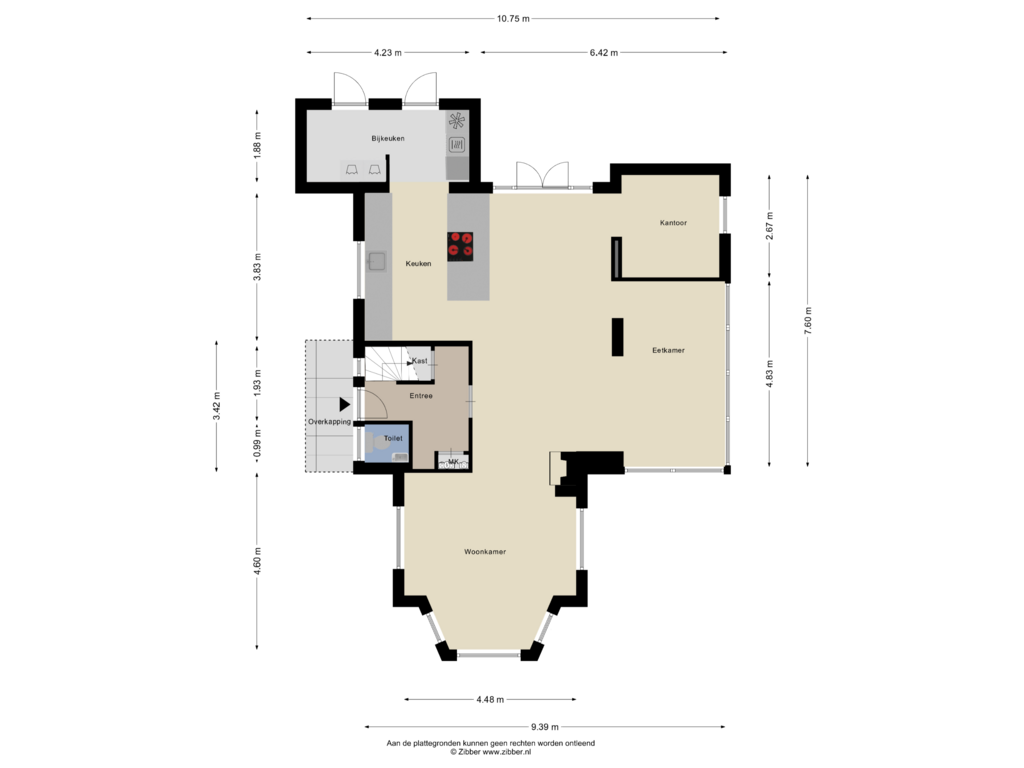 Bekijk plattegrond van Begane Grond van Doorntjes 41