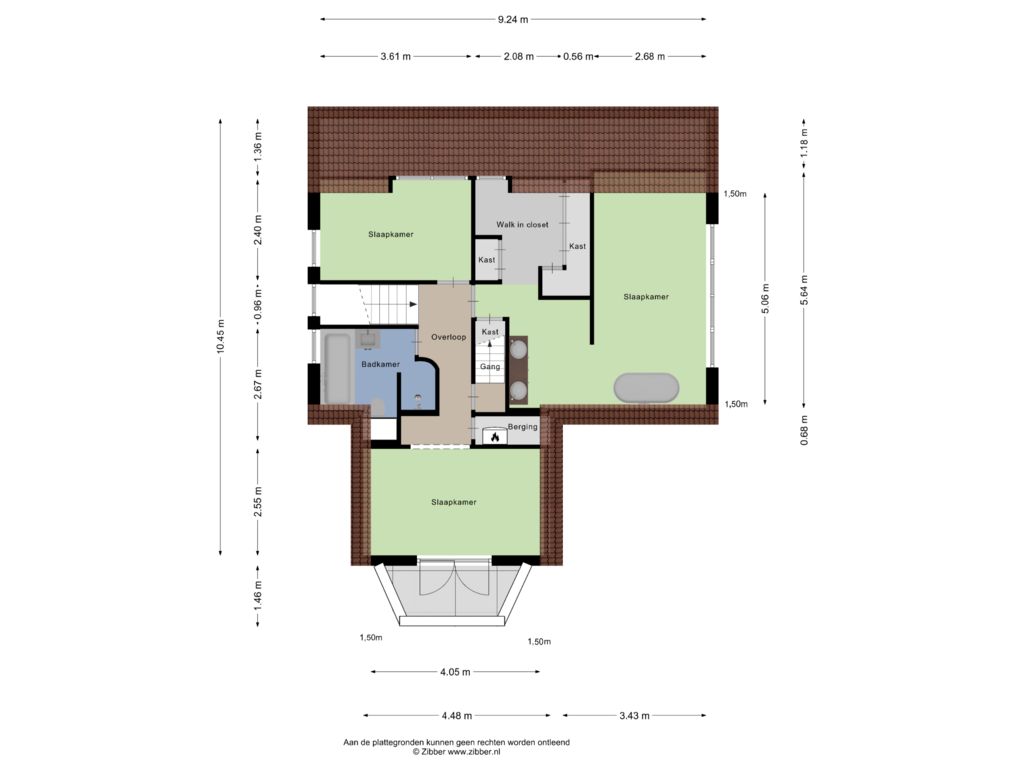 Bekijk plattegrond van Eerste Verdieping van Doorntjes 41