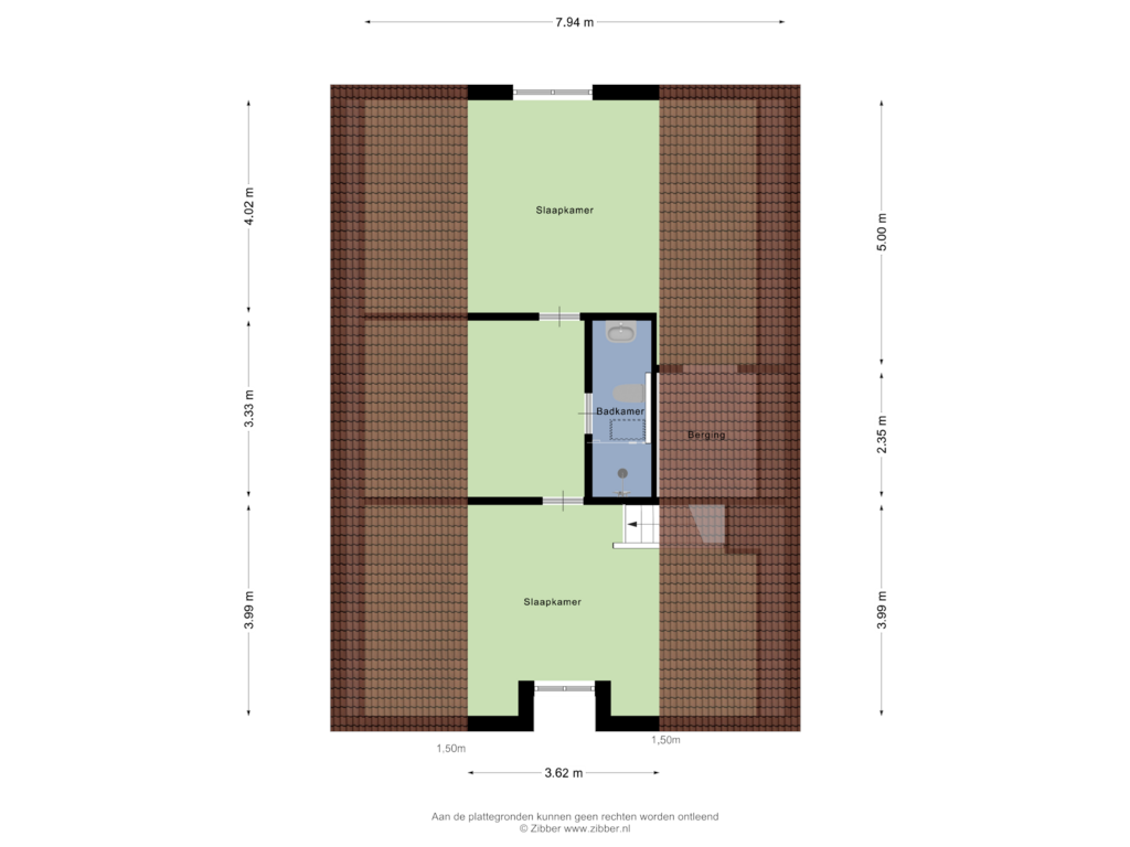 Bekijk plattegrond van Eerste verdieping van Elfuursweg 8