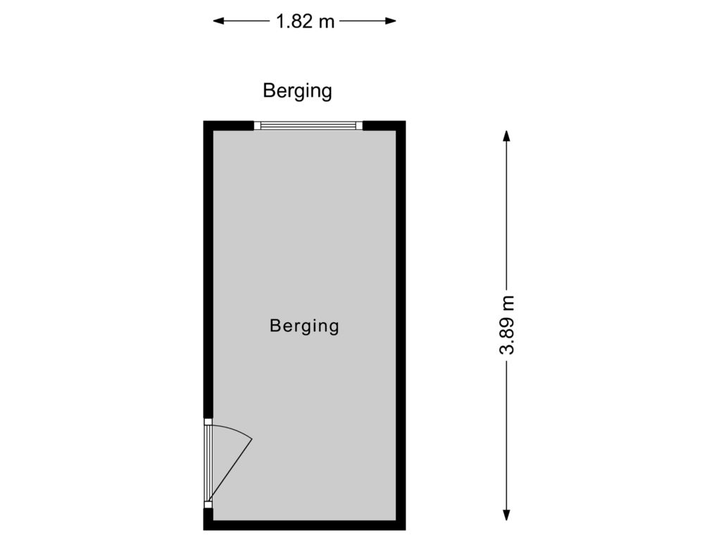 Bekijk plattegrond van Berging van Molenijserstraat 17