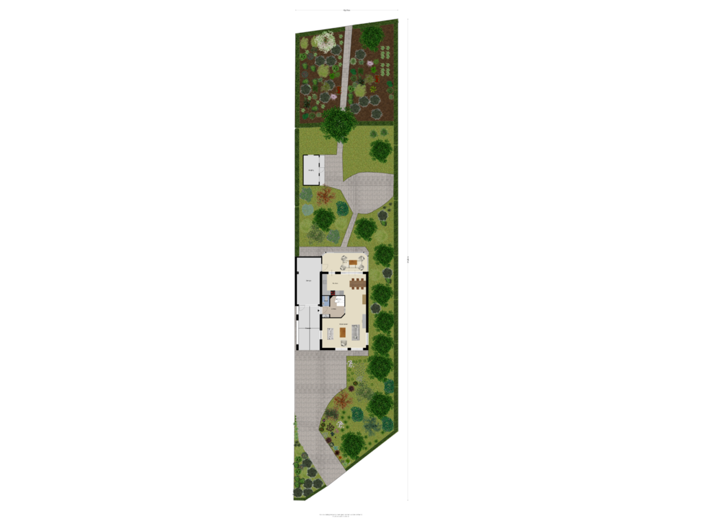 Bekijk plattegrond van Begane Grond Tuin van Groot-Zuideveld 41-A