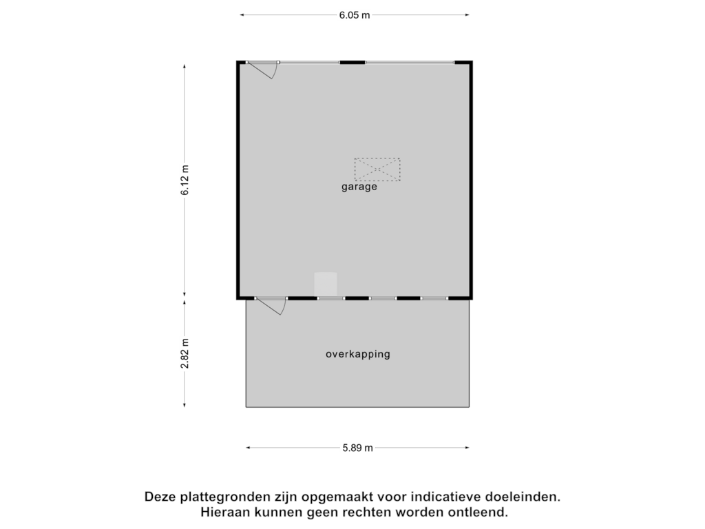 Bekijk plattegrond van Garage van Berkenlaan 16