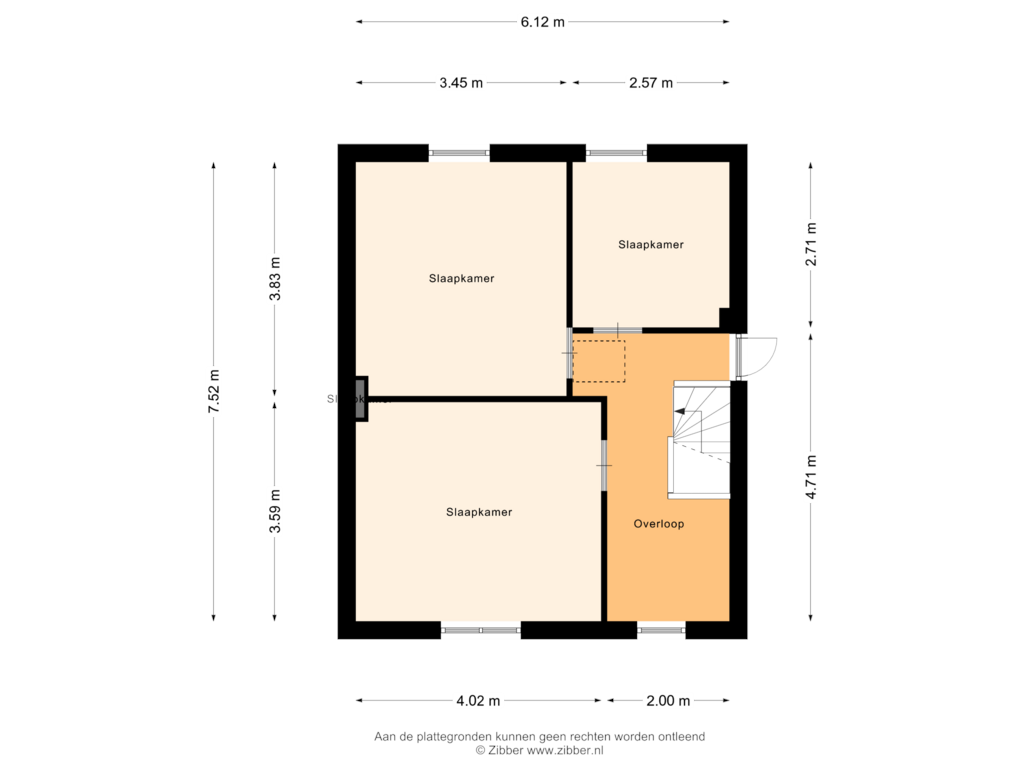 Bekijk plattegrond van Eerste Verdieping van Broekhin Noord 52