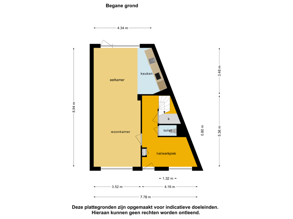 Bekijk plattegrond van Begane grond van Jan Gijzenkade 246