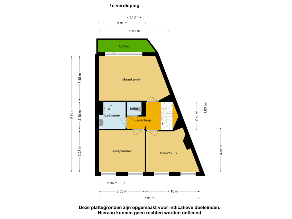 Bekijk plattegrond van 1e verdieping van Jan Gijzenkade 246