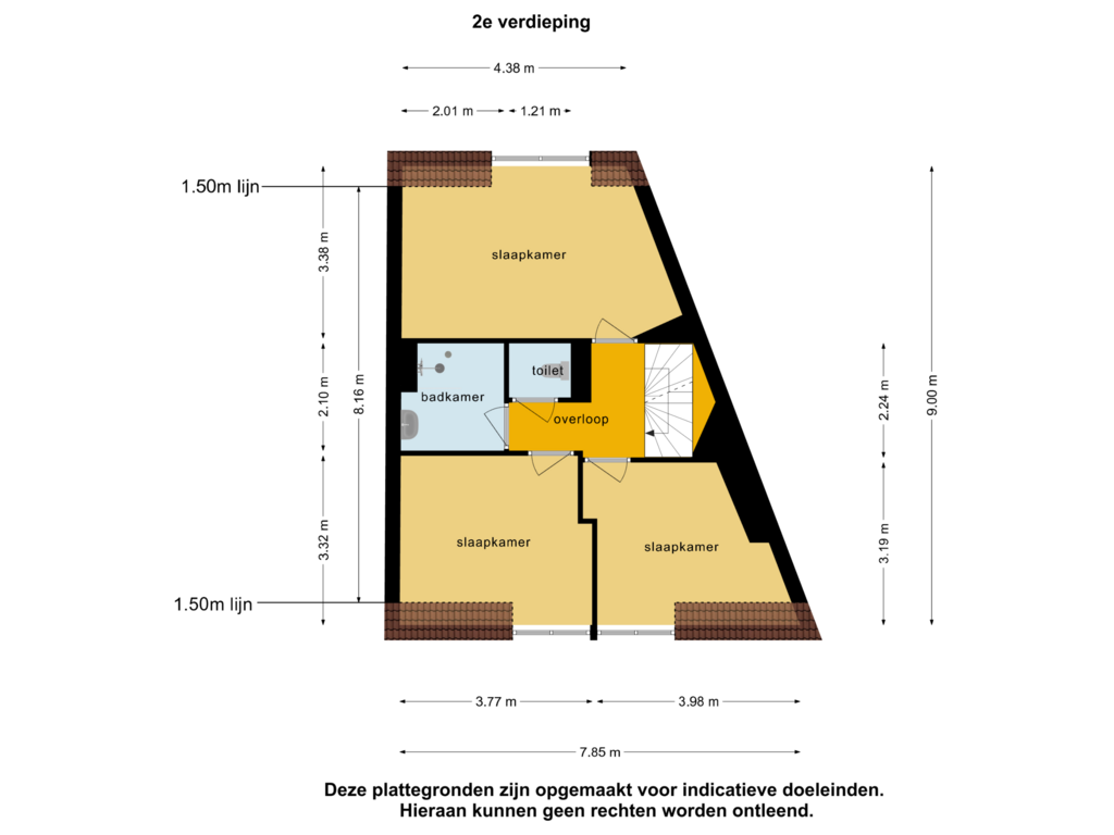 Bekijk plattegrond van 2e verdieping van Jan Gijzenkade 246