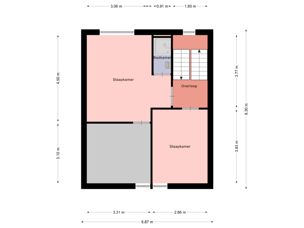 Bekijk plattegrond van 2E van Statensingel 169