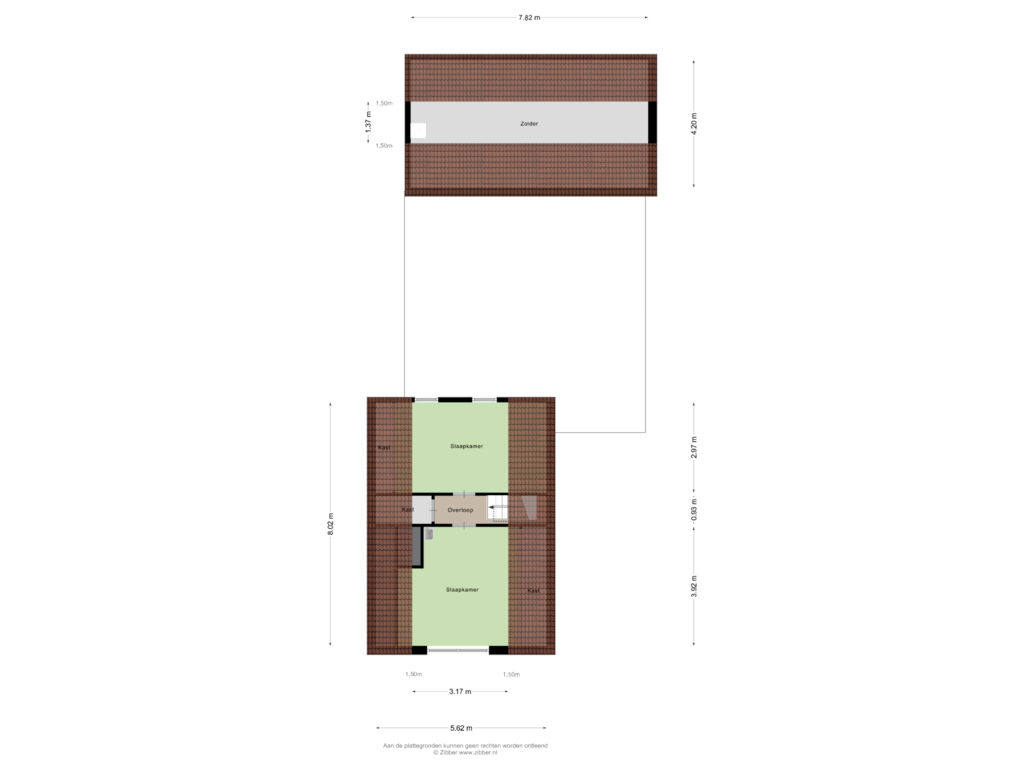 View floorplan of Eerste Verdieping of Foarwei 64