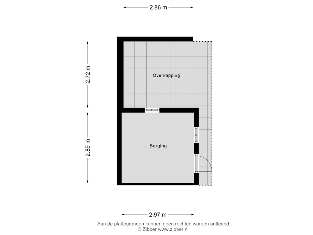 View floorplan of Berging of Foarwei 64