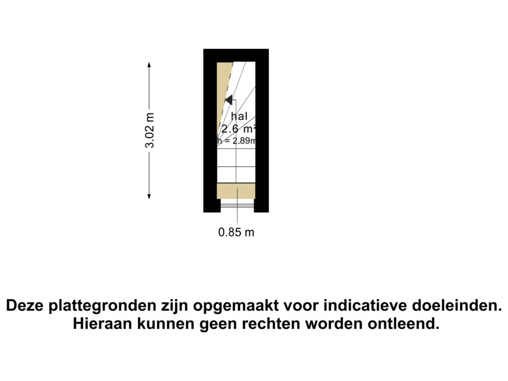 Bekijk plattegrond van Appartement-A-1 van Brugstraat 10