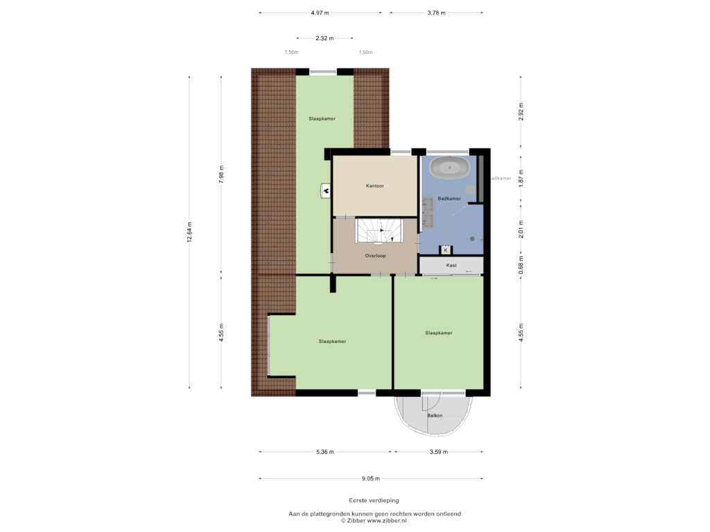 Bekijk plattegrond van Eerste verdieping van Dorpergaarden 10