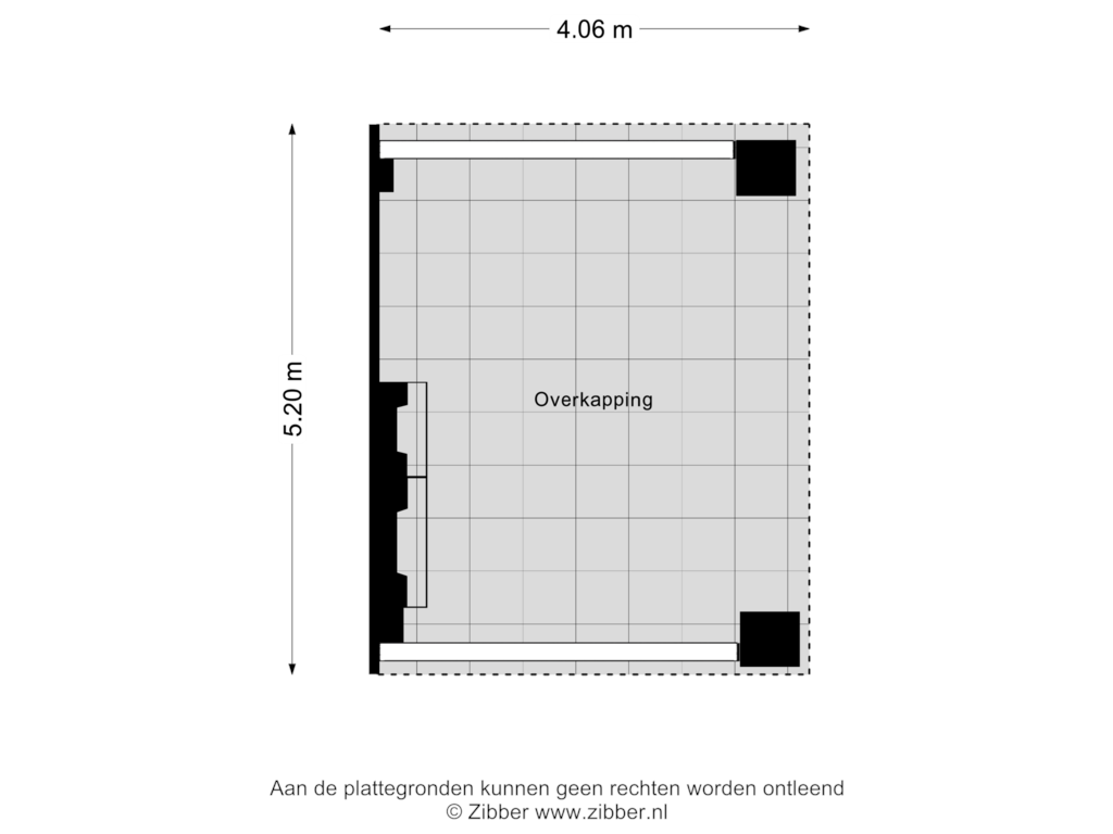 View floorplan of Overkapping of Pinksterbloem 6