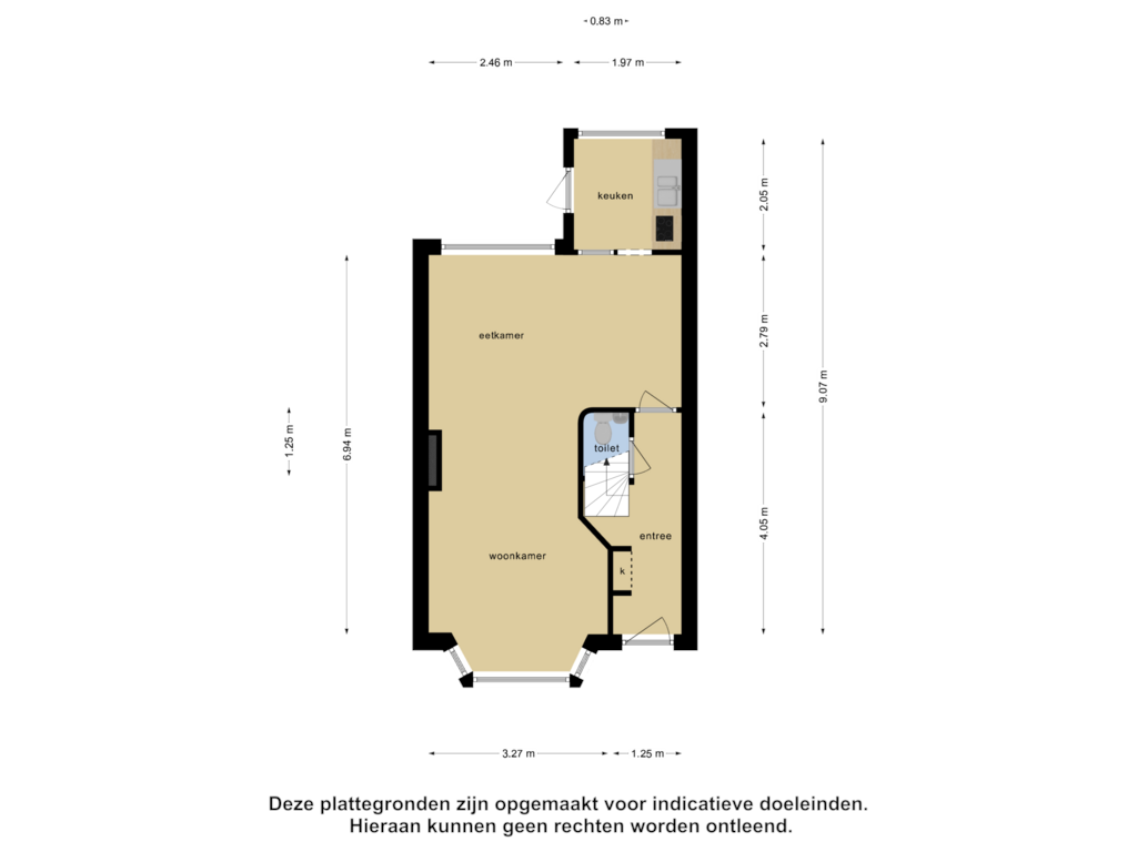 Bekijk plattegrond van Begane Grond van Van Brienenoordstraat 19