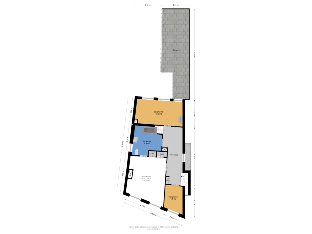 View floorplan of 1e Verdieping of Wipstraat 5